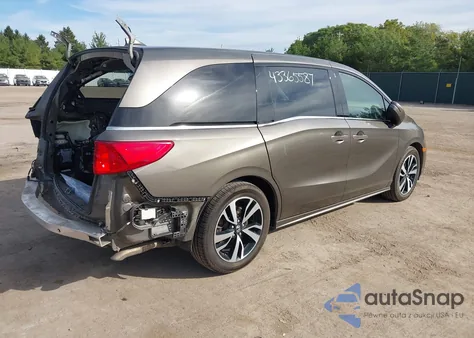 2018 Honda Odyssey Elite from USA, damaged, VIN 5FNRL6H91JB031958